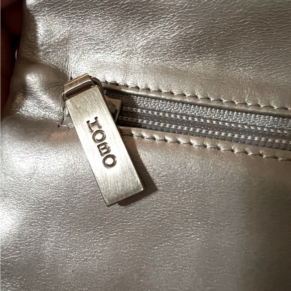 Hobo Silver Leather Clutch Bag - Picture 6 of 11